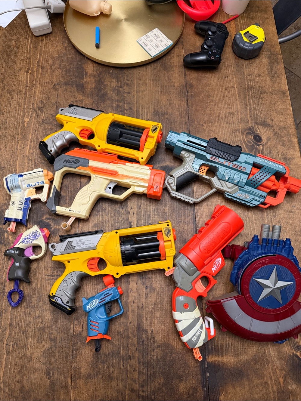 Nerf Blaster Lot of 9 – Elite, Fortnite, Maverick, Commander + More